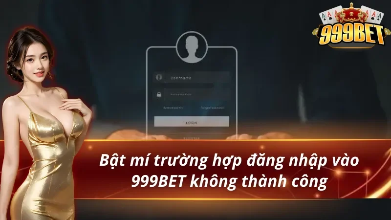 Hướng Dẫn Đăng Nhập 999BET An Toàn, Không Bị Chặn 3 Bật mí trường hợp đăng nhập 999BET không thành công