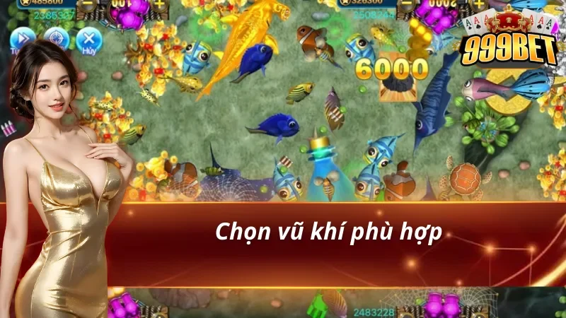 Tối ưu hiệu quả khi lựa chọn vũ khí tại nổ hũ bắn cá 